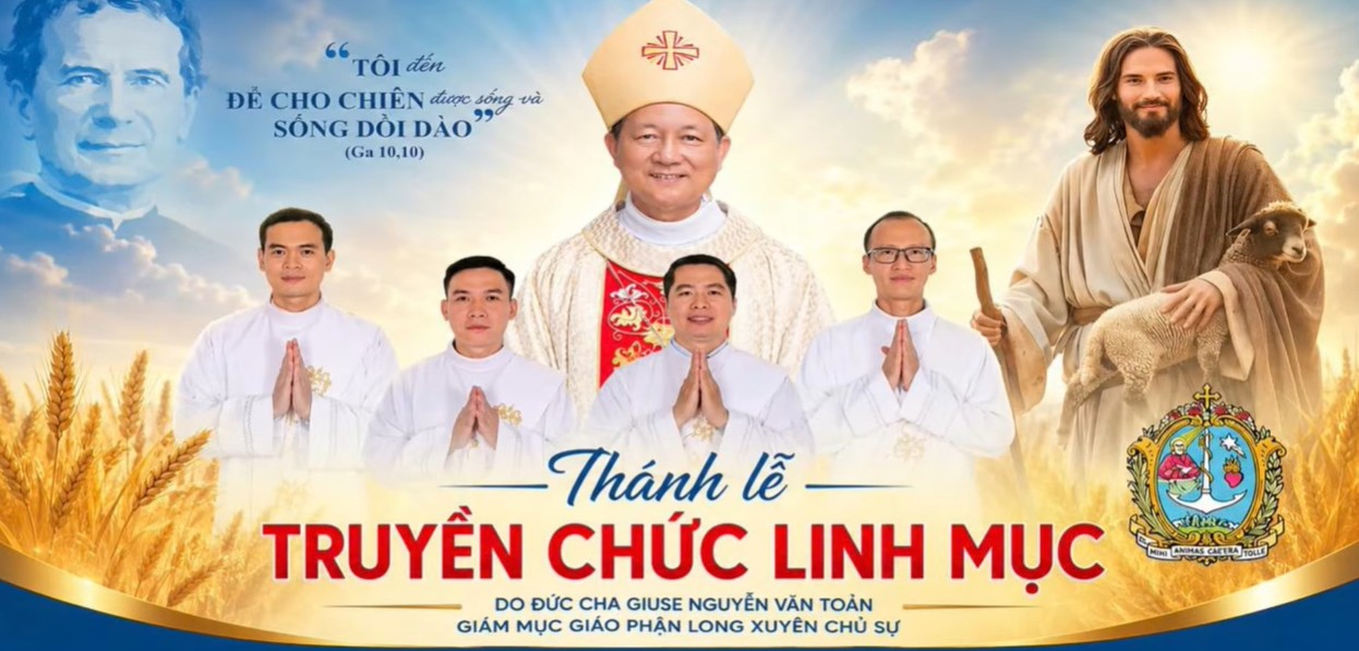 TỈNH DÒNG SALÊDIÊNG DON BOSCO - THÁNH LỄ TRUYỀN CHỨC LINH MỤC - 05/2026 